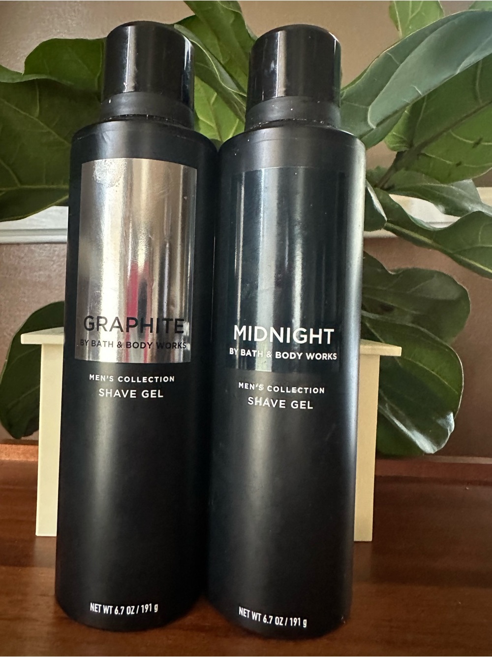 Bath & Body Works Men's Shave Gel Duo — Black & Silver